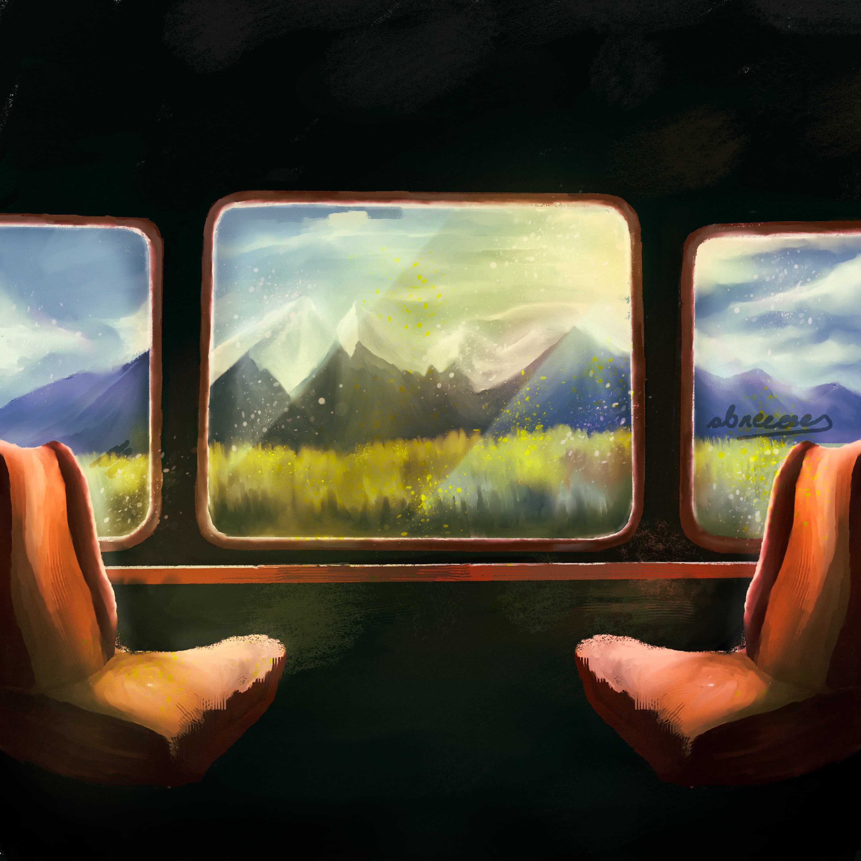 Train artwork